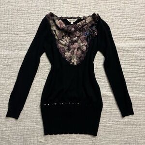 bejeweled cowl neck sweater dress ˚⟡˖ ࣪